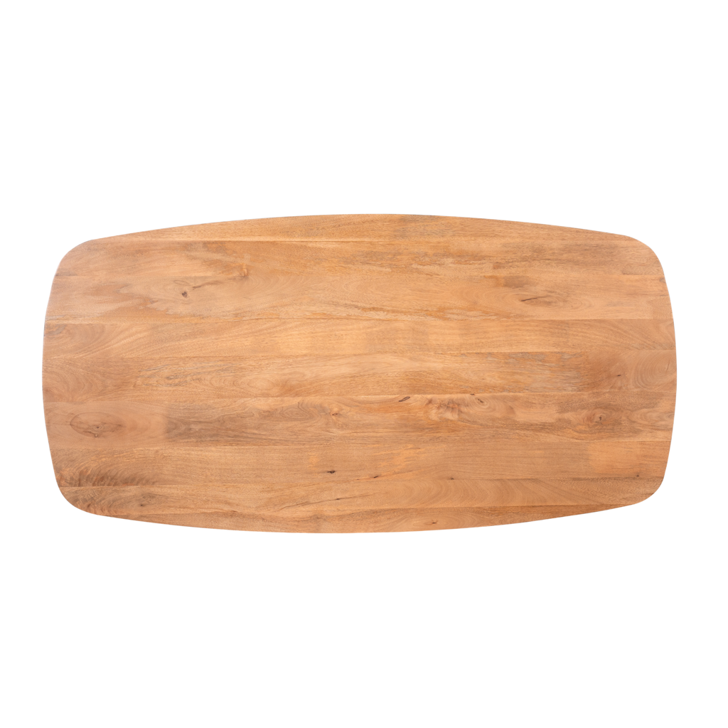 Esstisch Onyx Natur – massives Mangoholz, 240 x 110 x 76 cm