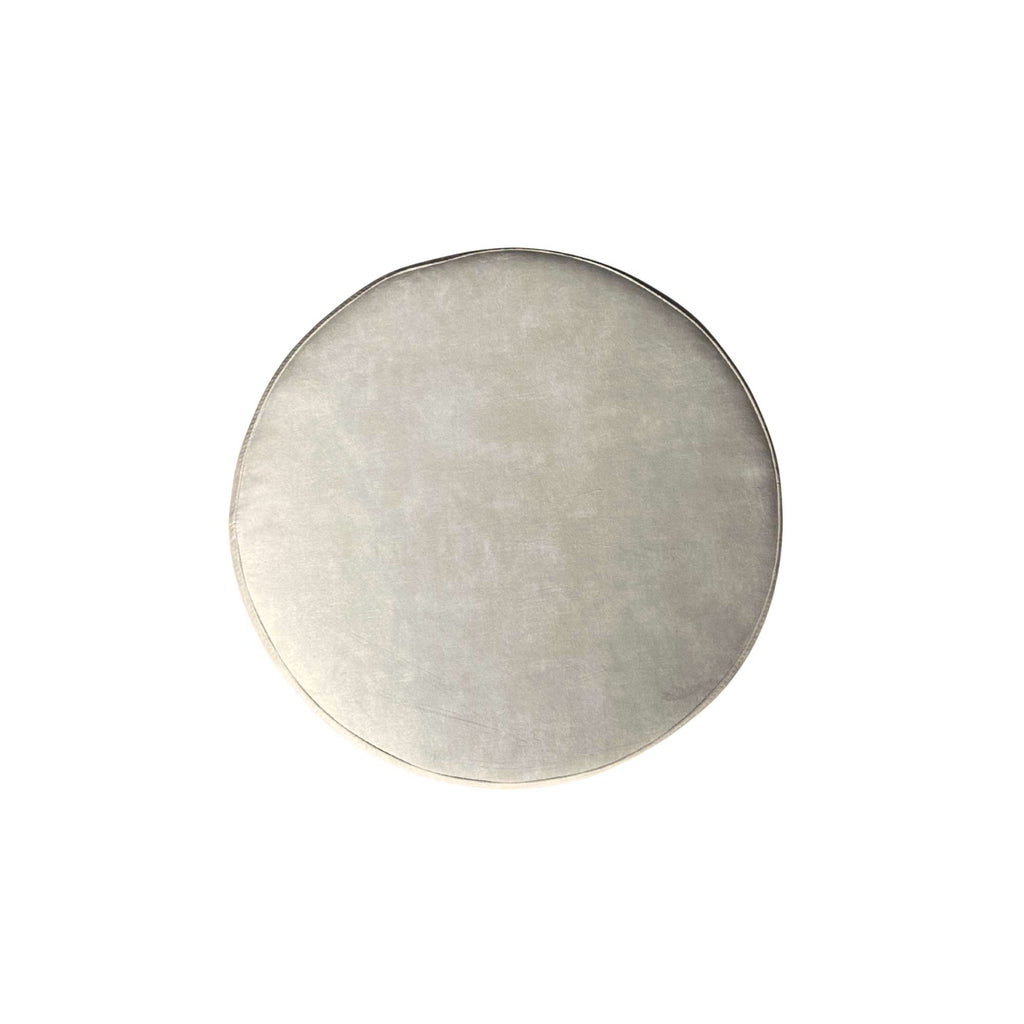 Runder Hocker MeinLieblingsplatz in Creme – vielseitig einsetzbar, 60 x 60 x 32 cm