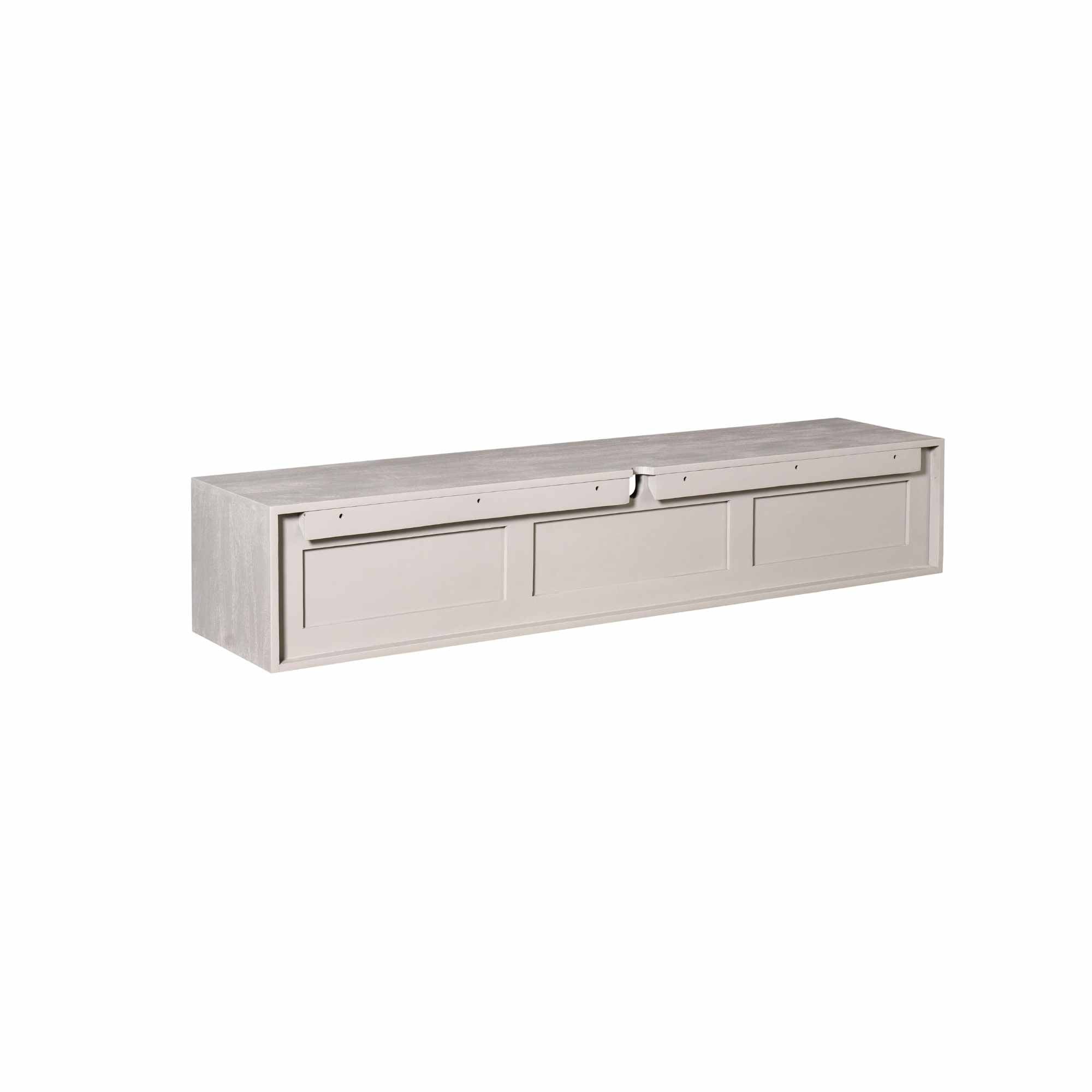 Schwebendes TV-Möbel Ambiance Taupe | 160 cm