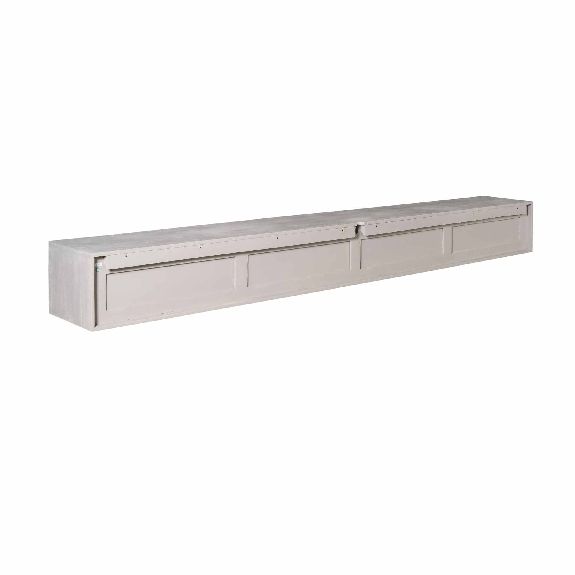 Schwebendes TV-Möbel Ambiance Taupe | 240 cm