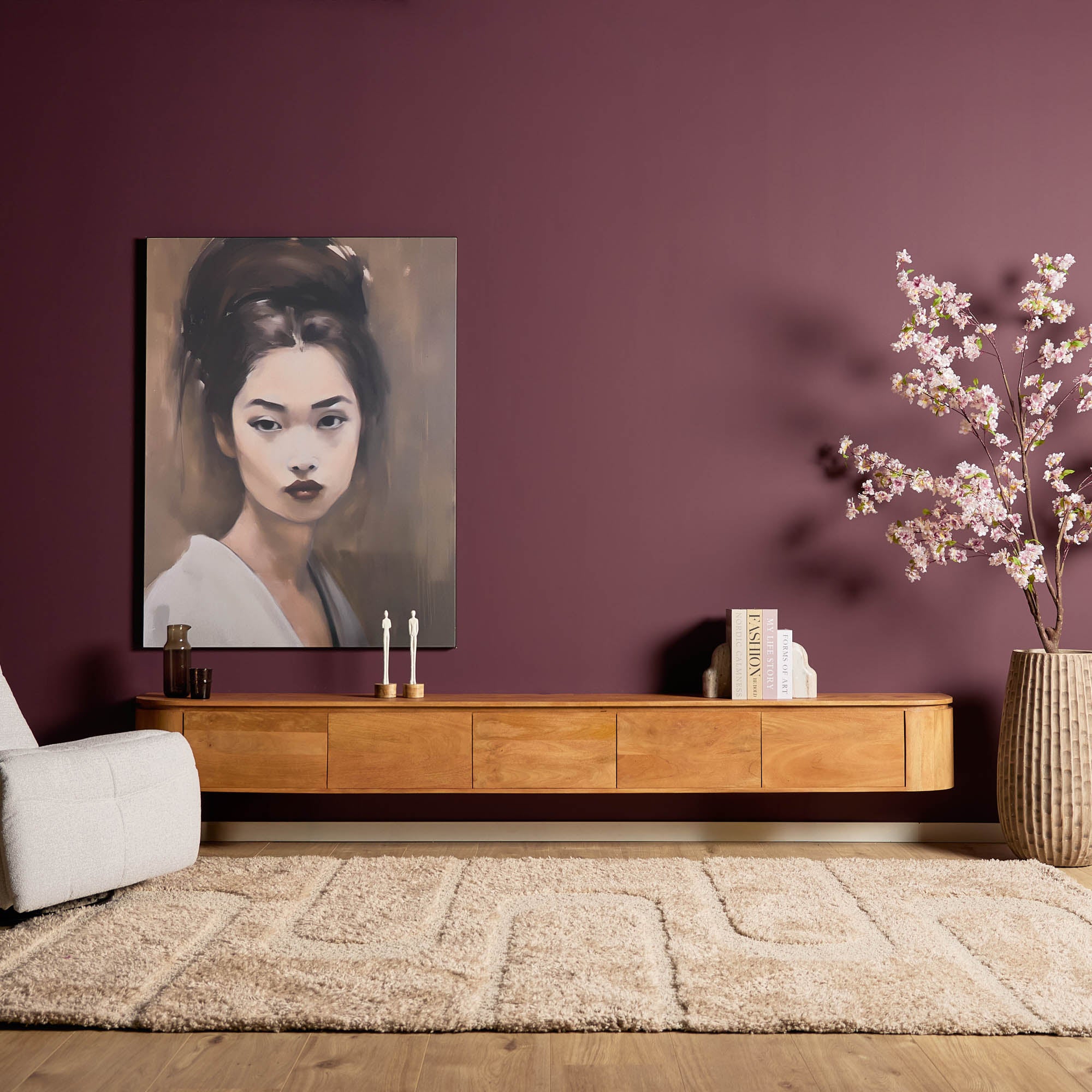 Tv-Board Excellent Natur| 280 cm