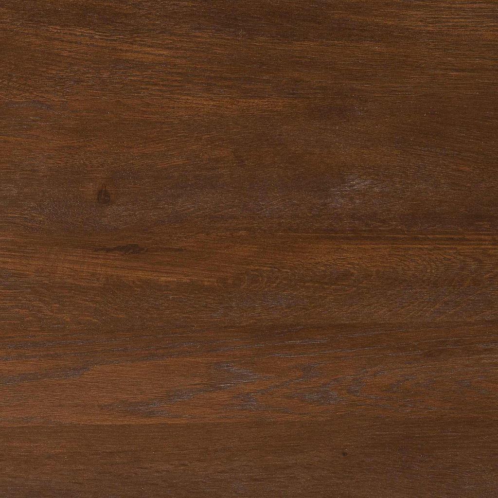 Esstisch Sky 180x84x76 cm – Organische FSC®-Eichenholzplatte in Braun mit 3,5 cm Stärke & modernem Gestell