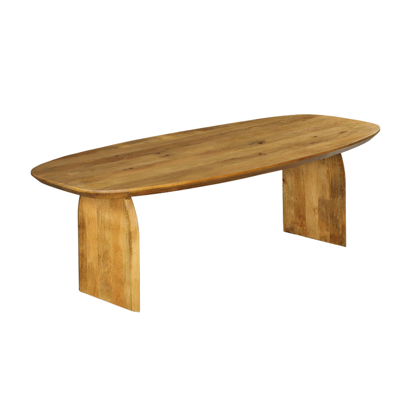 Esstisch TeyTey – Massivholz Tisch aus Mangoholz, 240×100×76 cm, 6 cm Tischplatte, eleganter Holztisch