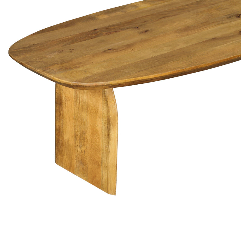 Esstisch TeyTey – Massivholz Tisch aus Mangoholz, 240×100×76 cm, 6 cm Tischplatte, eleganter Holztisch