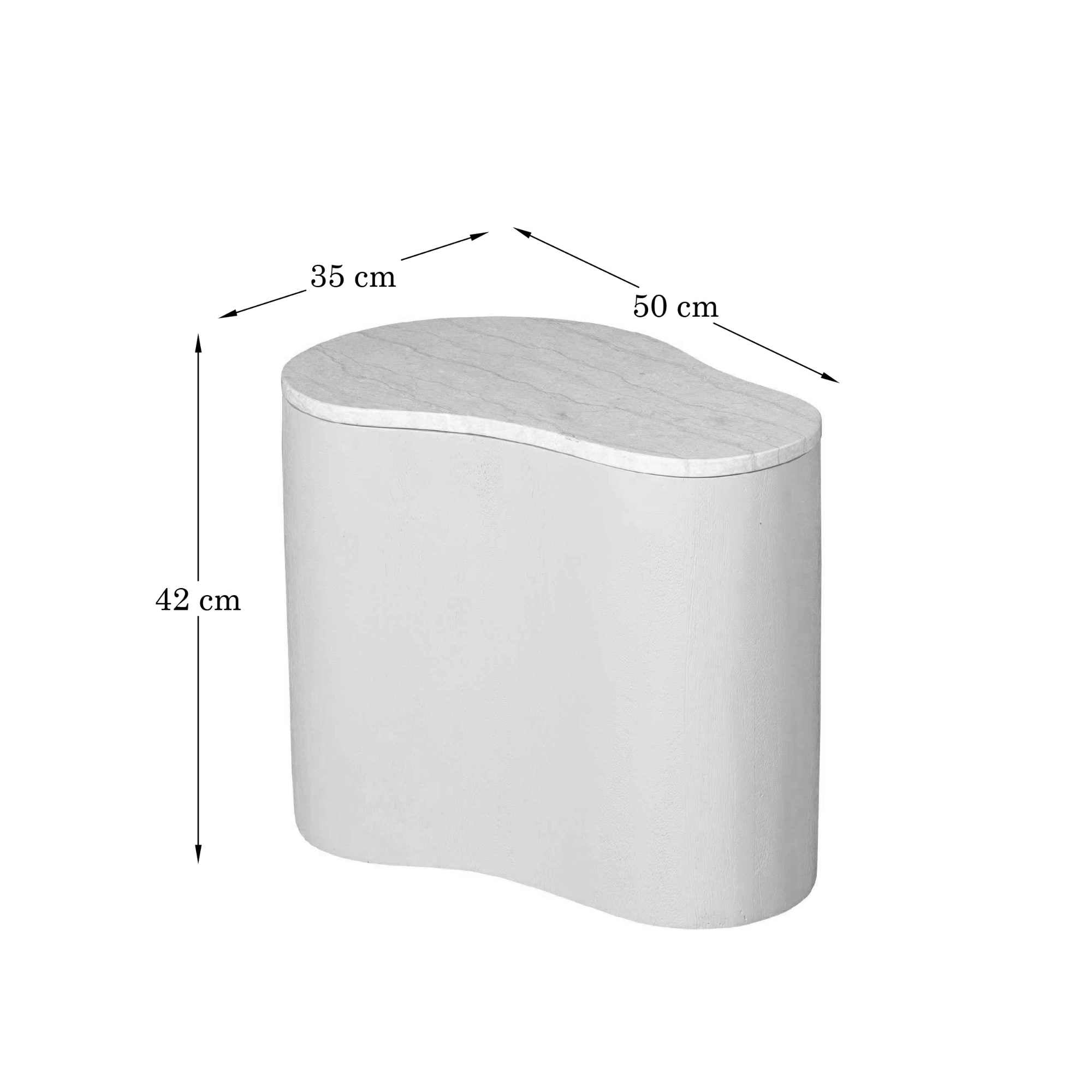 Couchtisch Lora | 50 cm | Sand