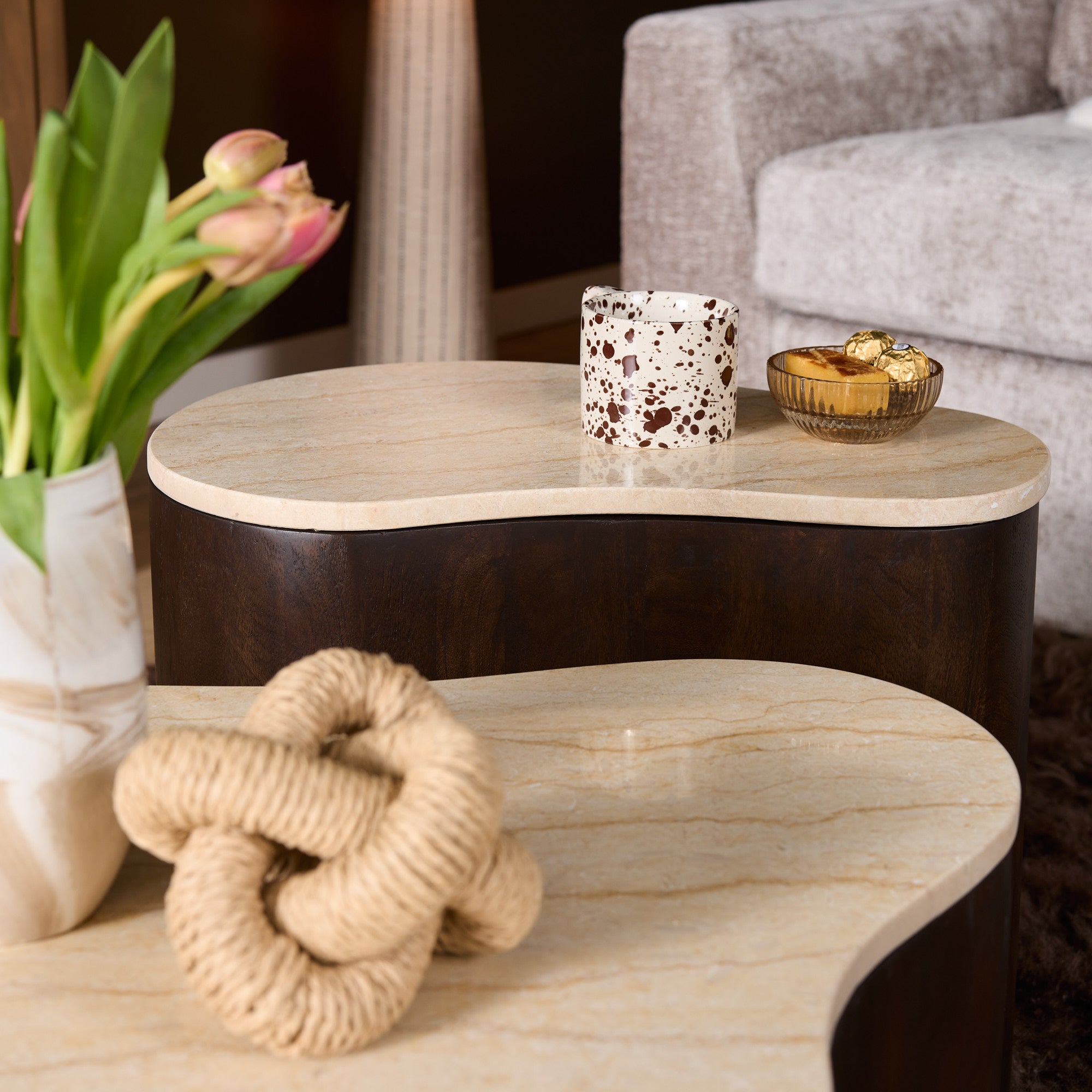 Couchtisch Lora | 77 cm | Braun