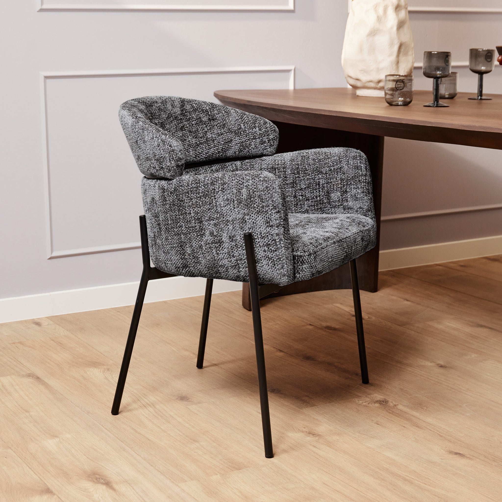 Esszimmerstuhl Otis | Grau (2er-Set)